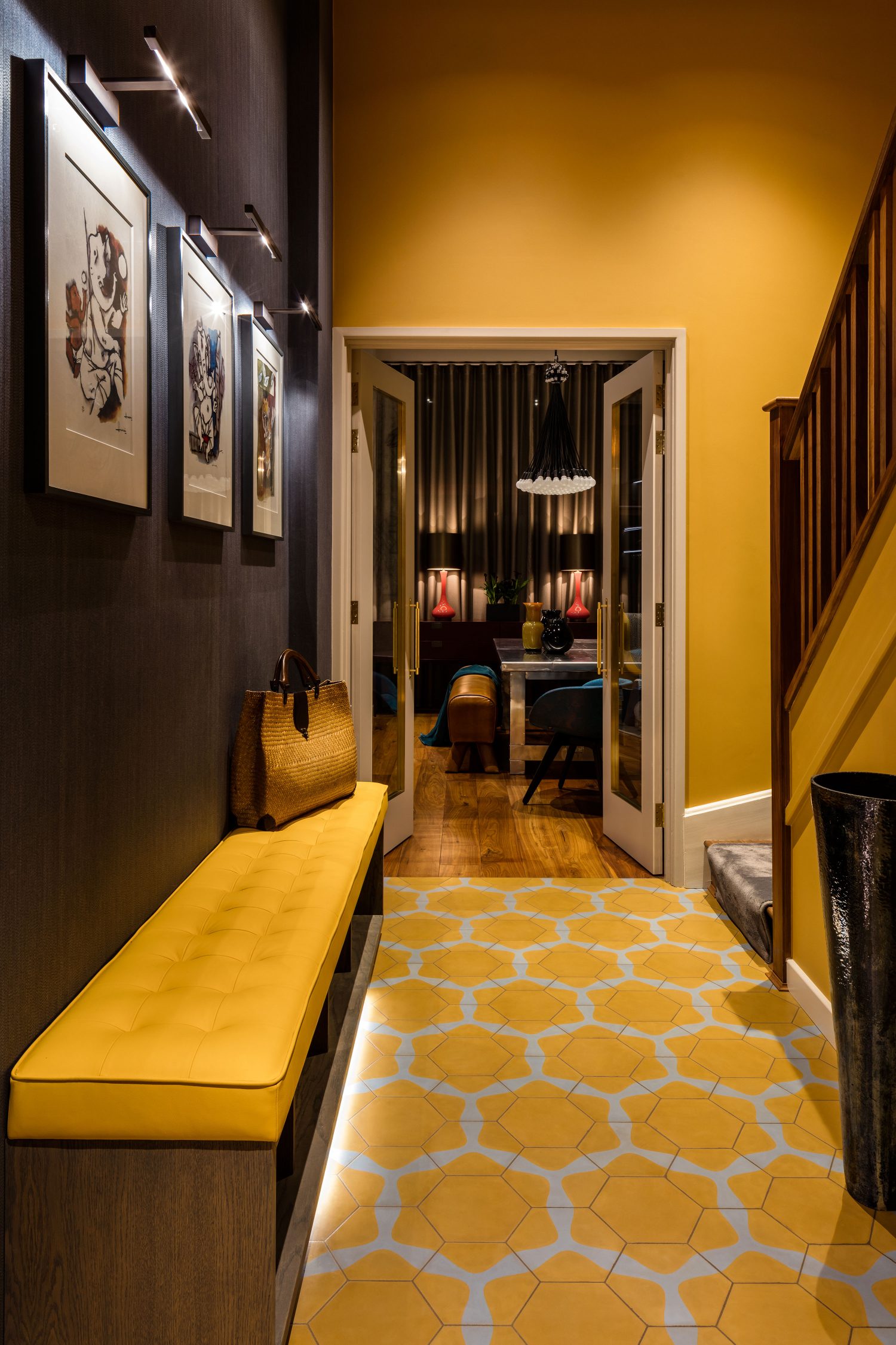 Mellow Yellow Islington interior design project, Daniel Hopwood. Yellow interiors