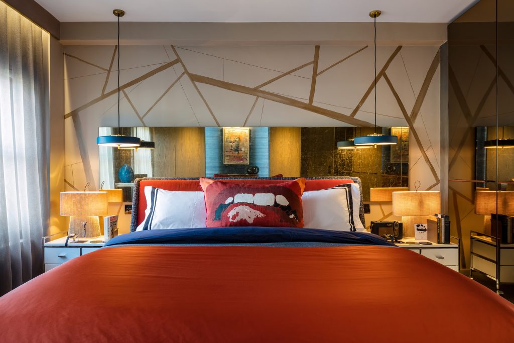 Top Ten Interior Design Posts - Daniel Hopwood Instagram - Bedroom in London apartment